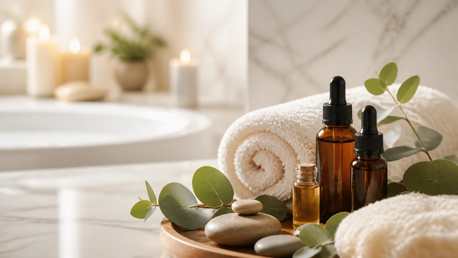 Aromatherapie und Wellness-Details